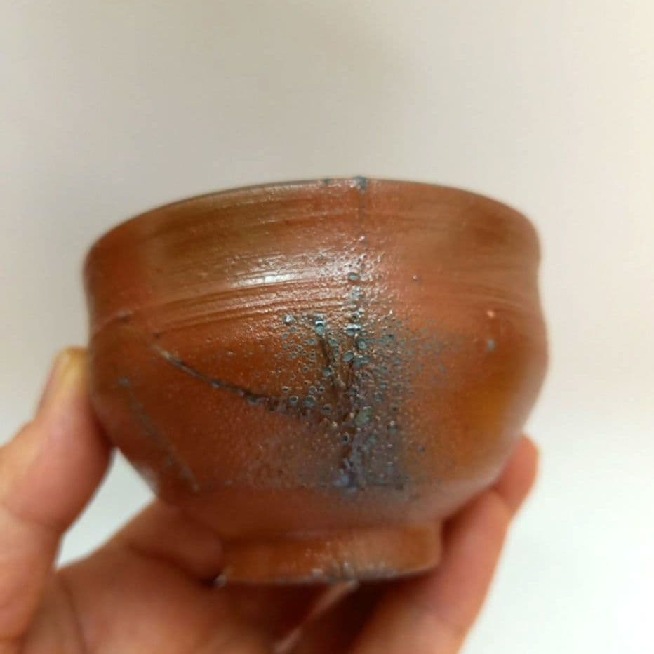 備前焼　人間国宝　藤原雄　ぐい呑　酒器