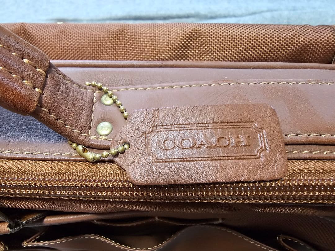 【未使用】オールドコーチ ビジネスバッグ ディプロマット ターンロック　ブラウン