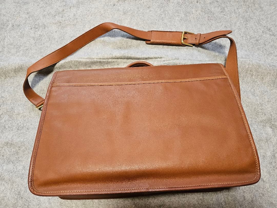 【未使用】オールドコーチ ビジネスバッグ ディプロマット ターンロック　ブラウン