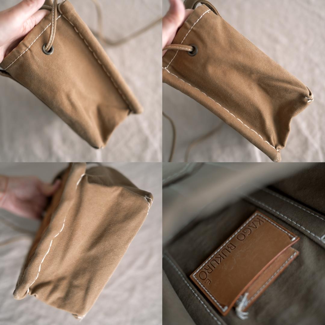 ebagos エバゴス kagobukuro ショルダーバッグ ベージュ