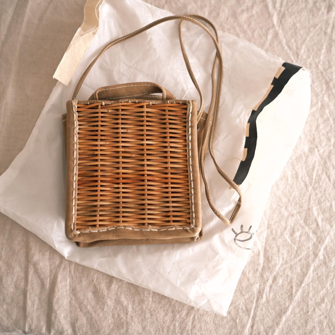 ebagos エバゴス kagobukuro ショルダーバッグ ベージュ