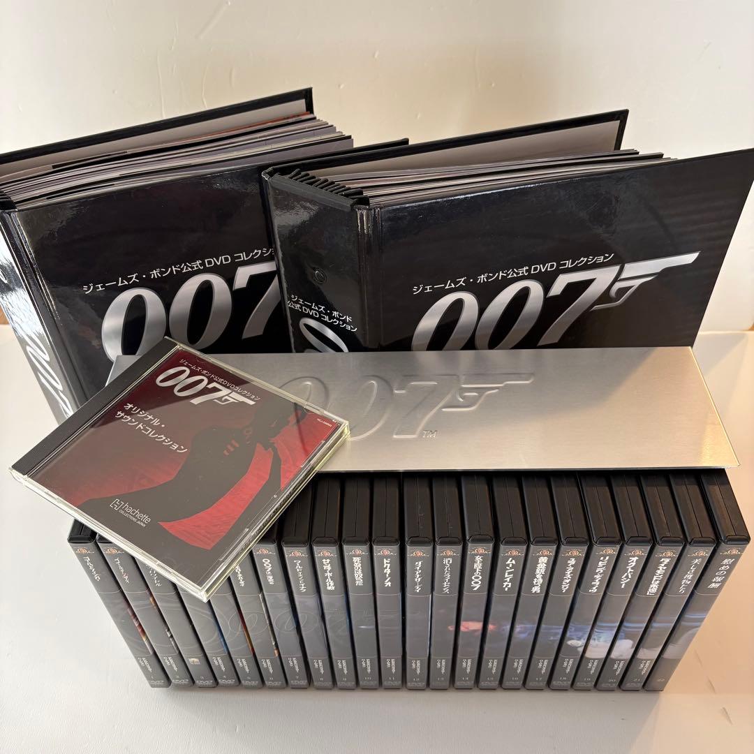 hachette監修「ジェームス•ボンド公式DVDコレクション」全22巻セット