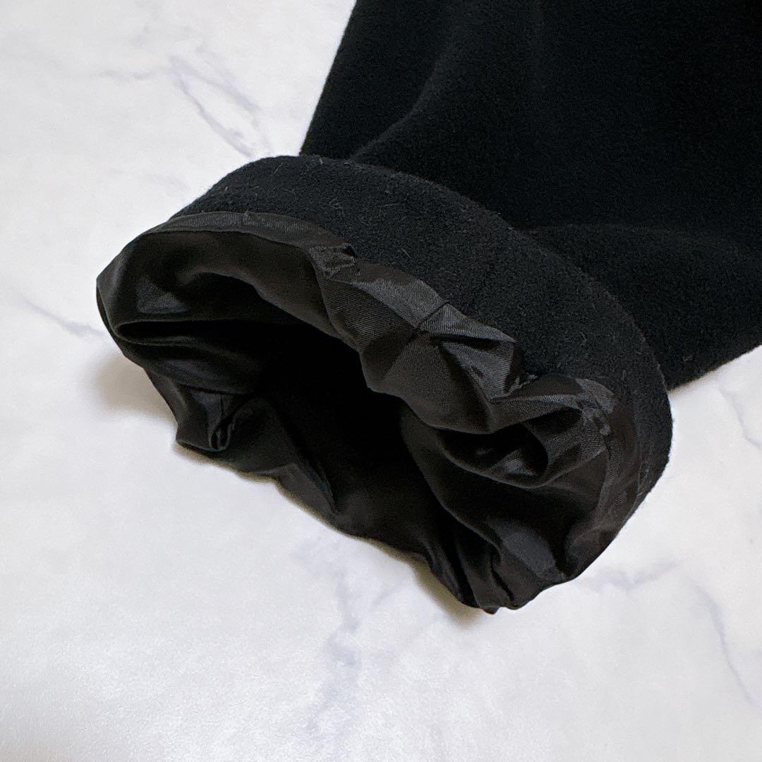 【美品】24AW YOKOCHAN ヨーコチャン バックパール コート ブラック