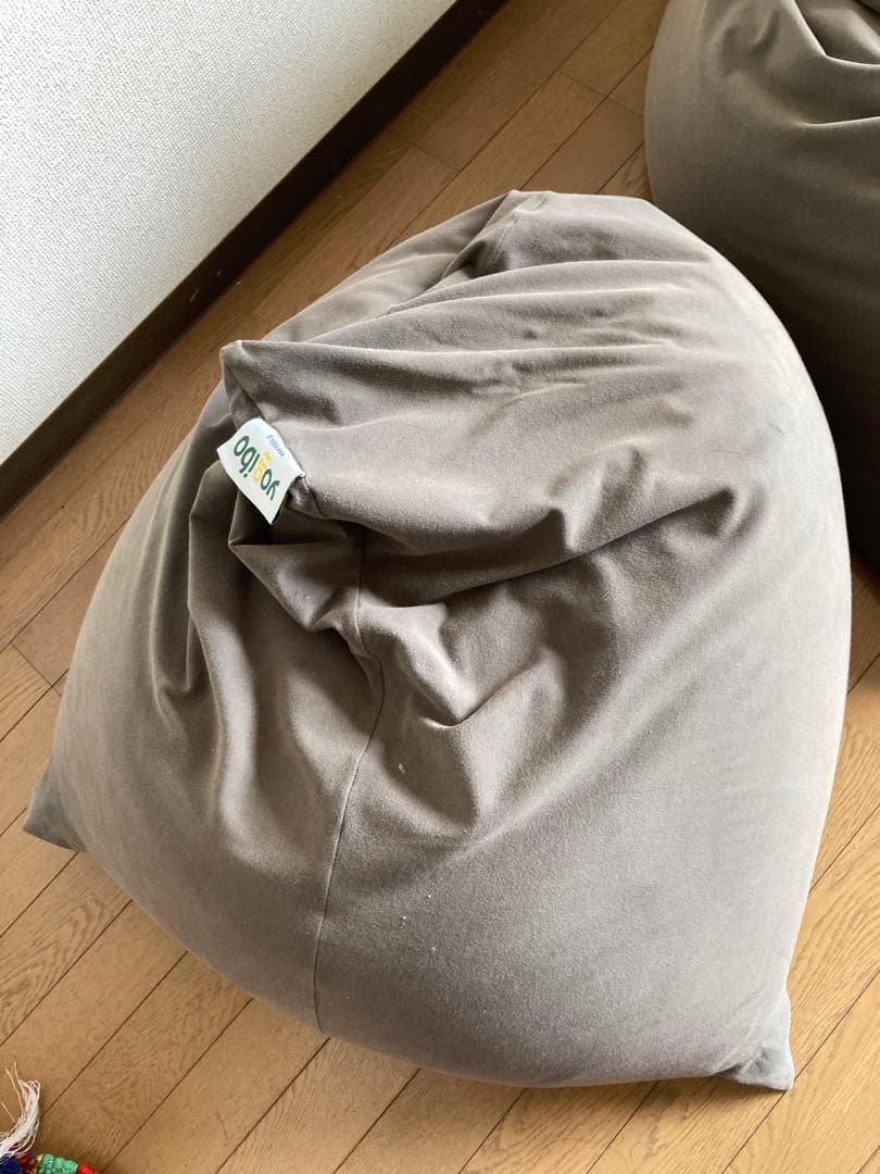 2個セット売り★ヨギボーピラミッドライトグレー(グレージュ)