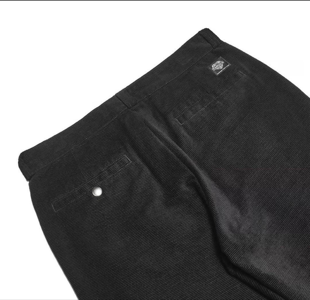 tatoo studio yamada コーデュロイパンツ　ブラックMサイズ