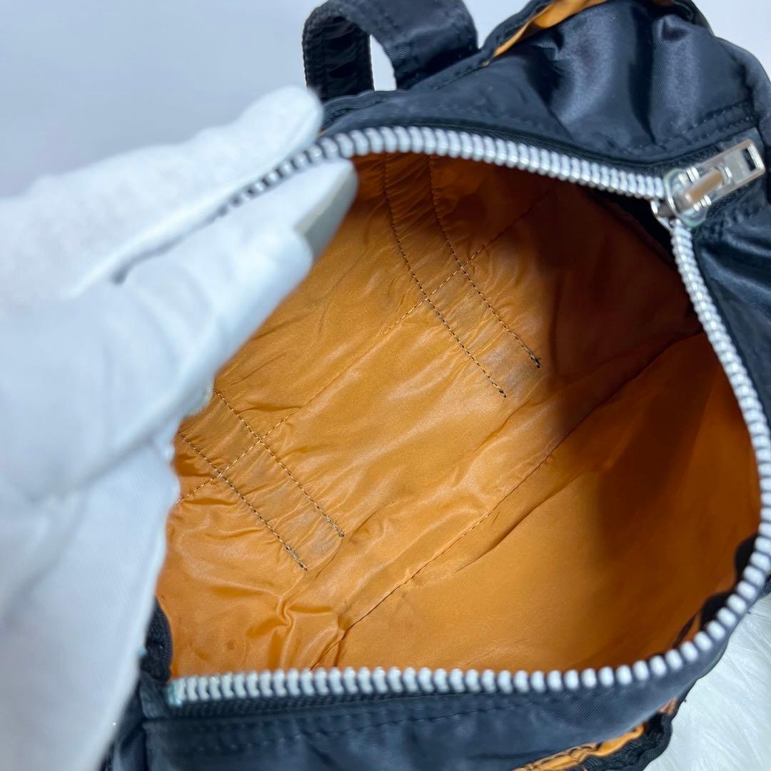 [美品] porter タンカー ダッフルバッグ　ミニボストン　S　ブラック