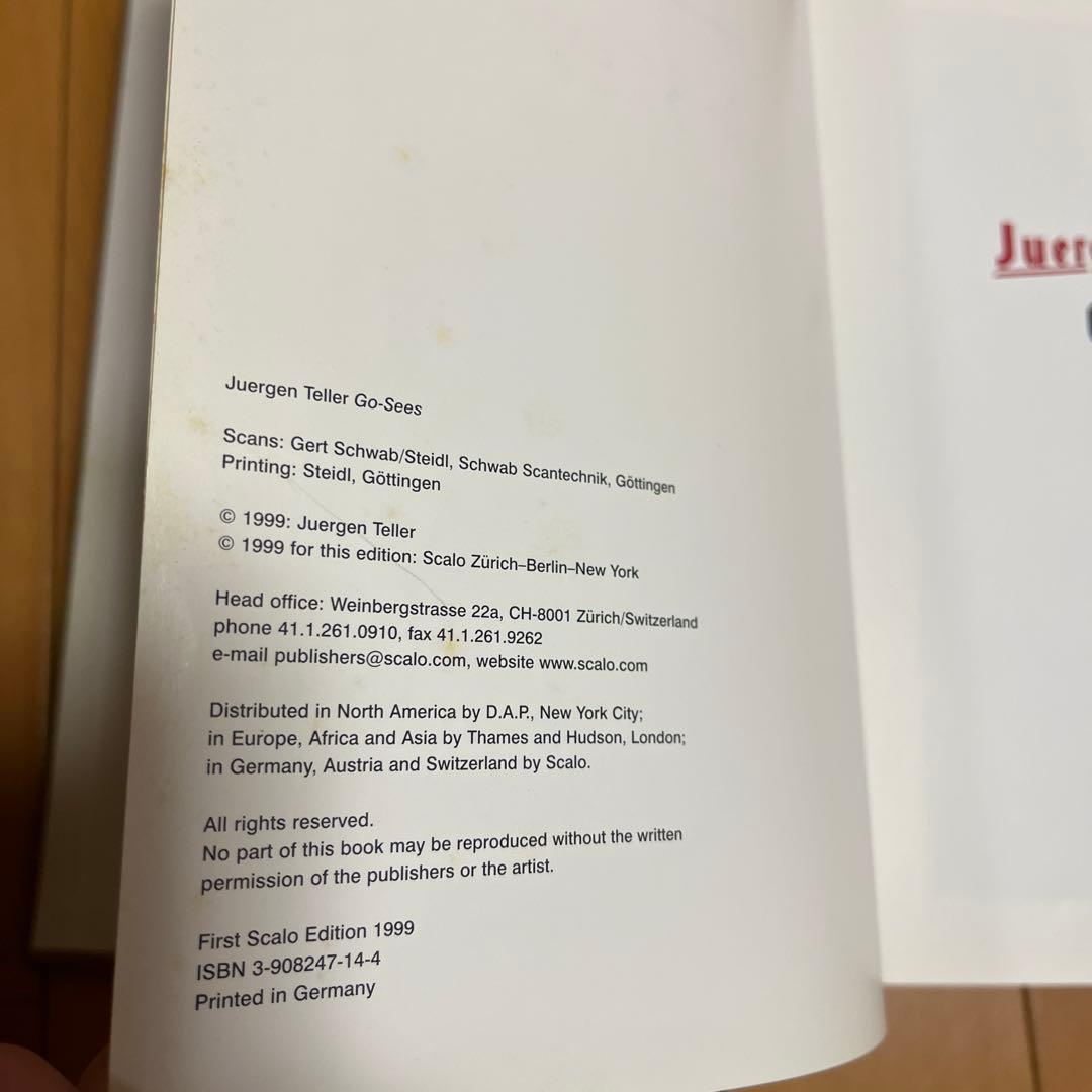 Juergen Teller Go-Sees　ユルゲン・テラー