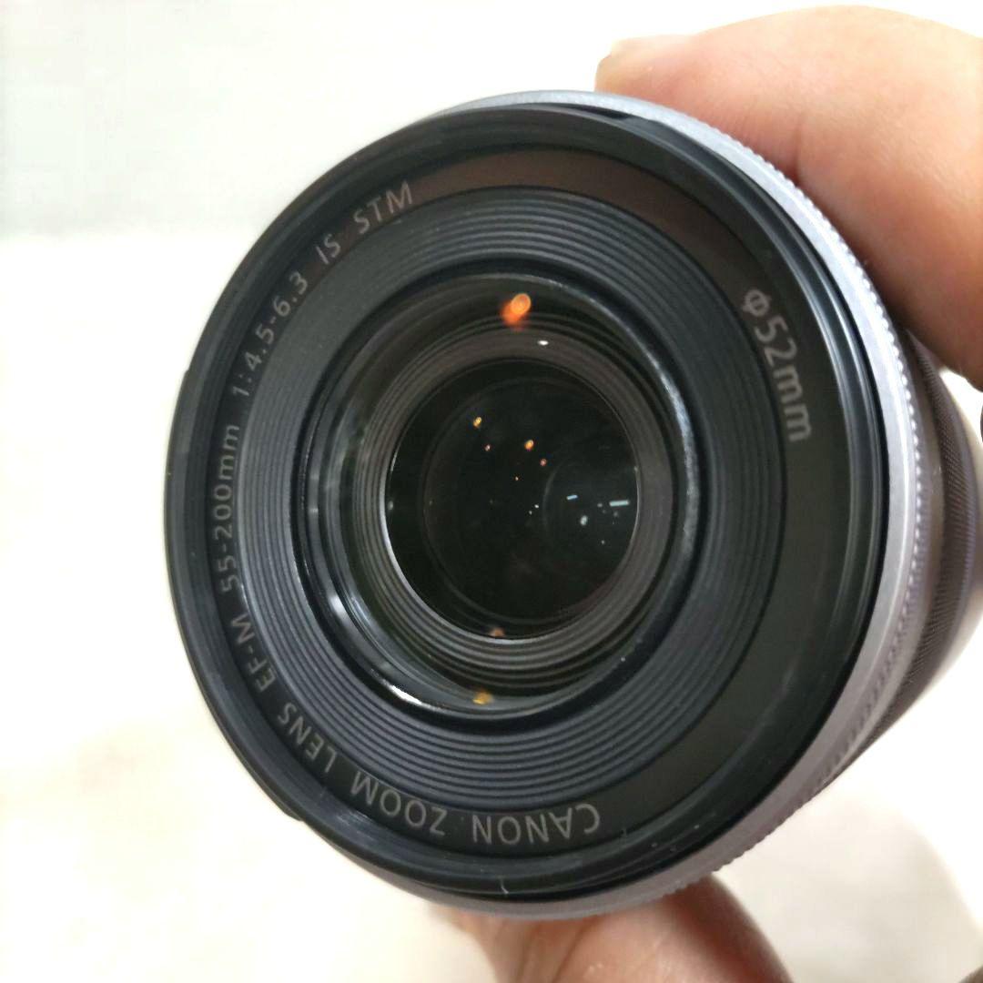 Canon 望遠ズームレンズ　EF-M 55-200mm ISSTM eos M