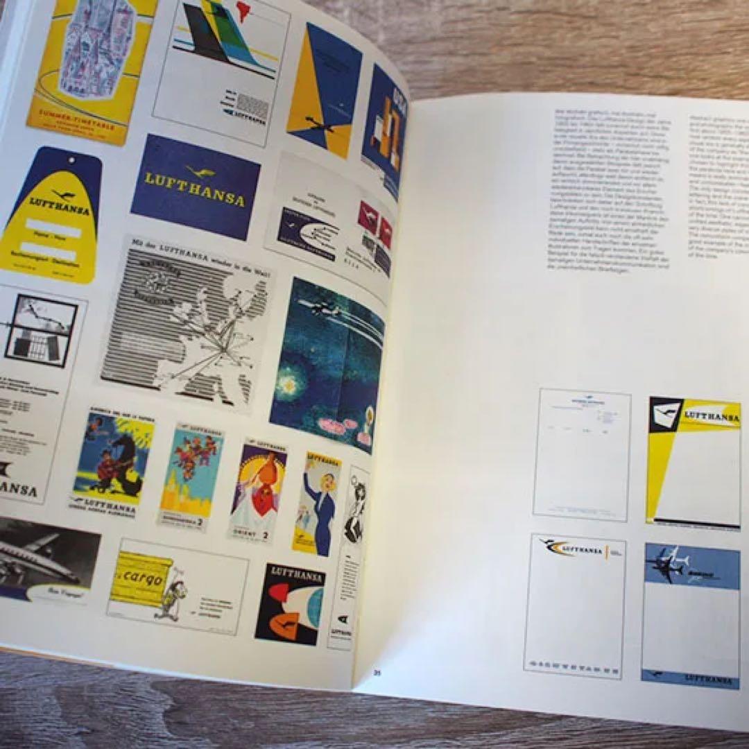 洋書 Lufthansa + graphic design