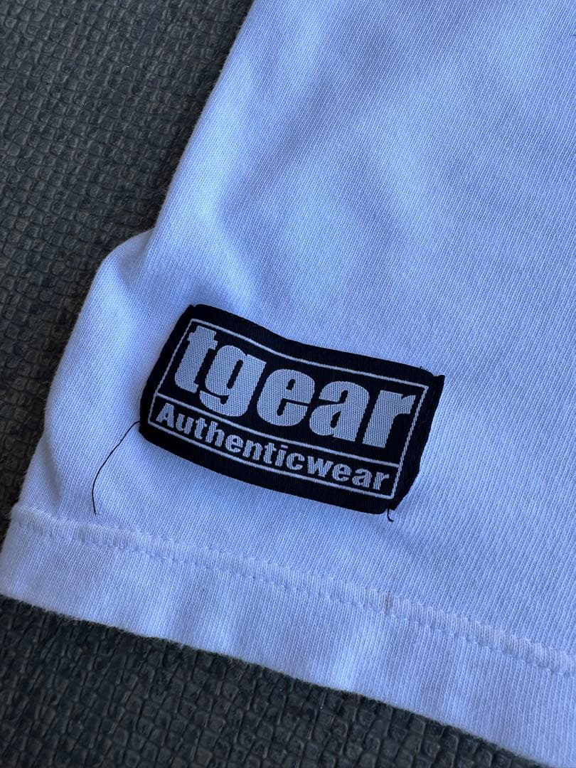 トップス red cross design big polo shirt