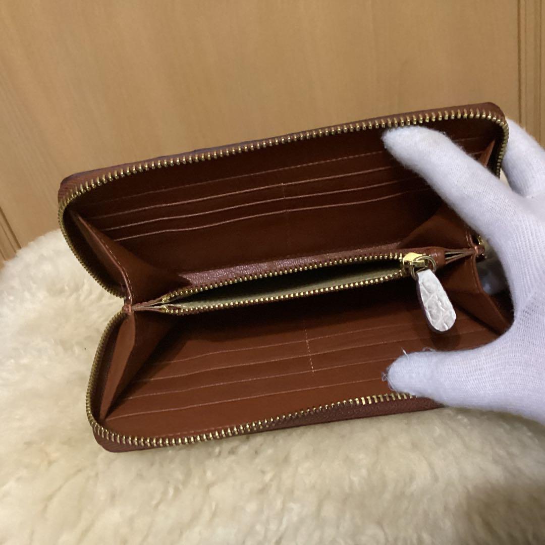 ネロティクス クロコダイル　シャイニング 長財布