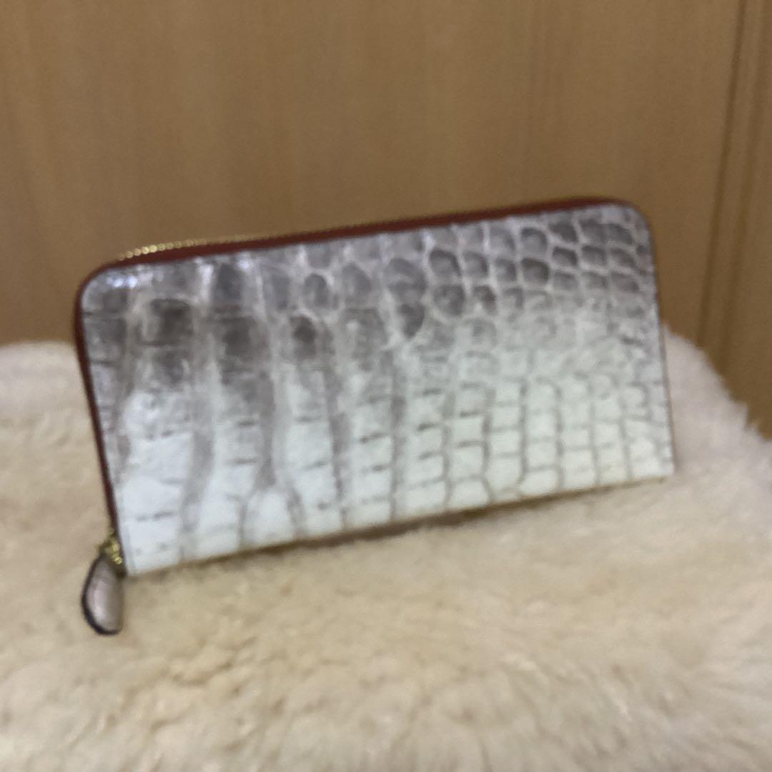 ネロティクス クロコダイル　シャイニング 長財布