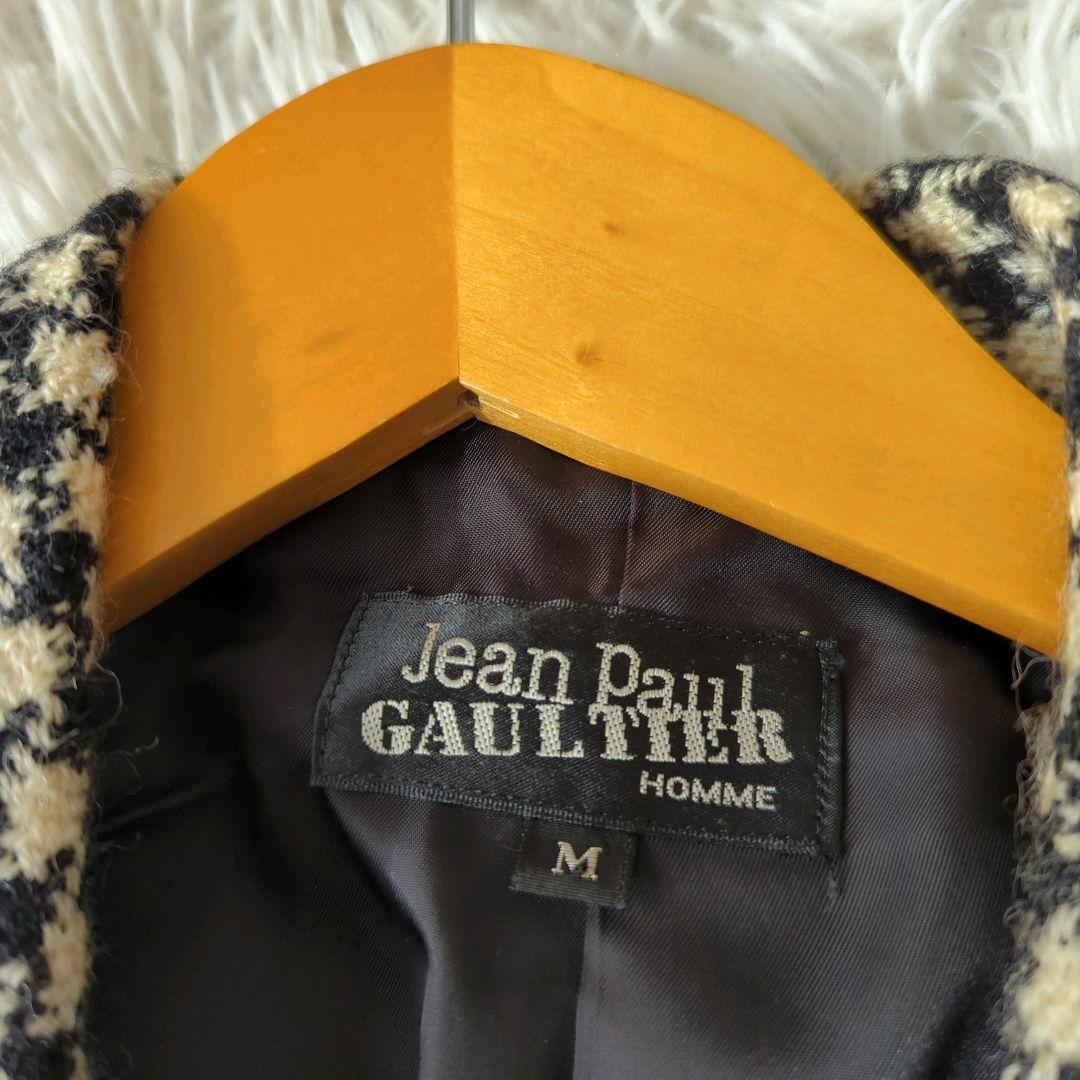 JEAN PAUL GAULTIER テーラードジャケット ウール 千鳥 М