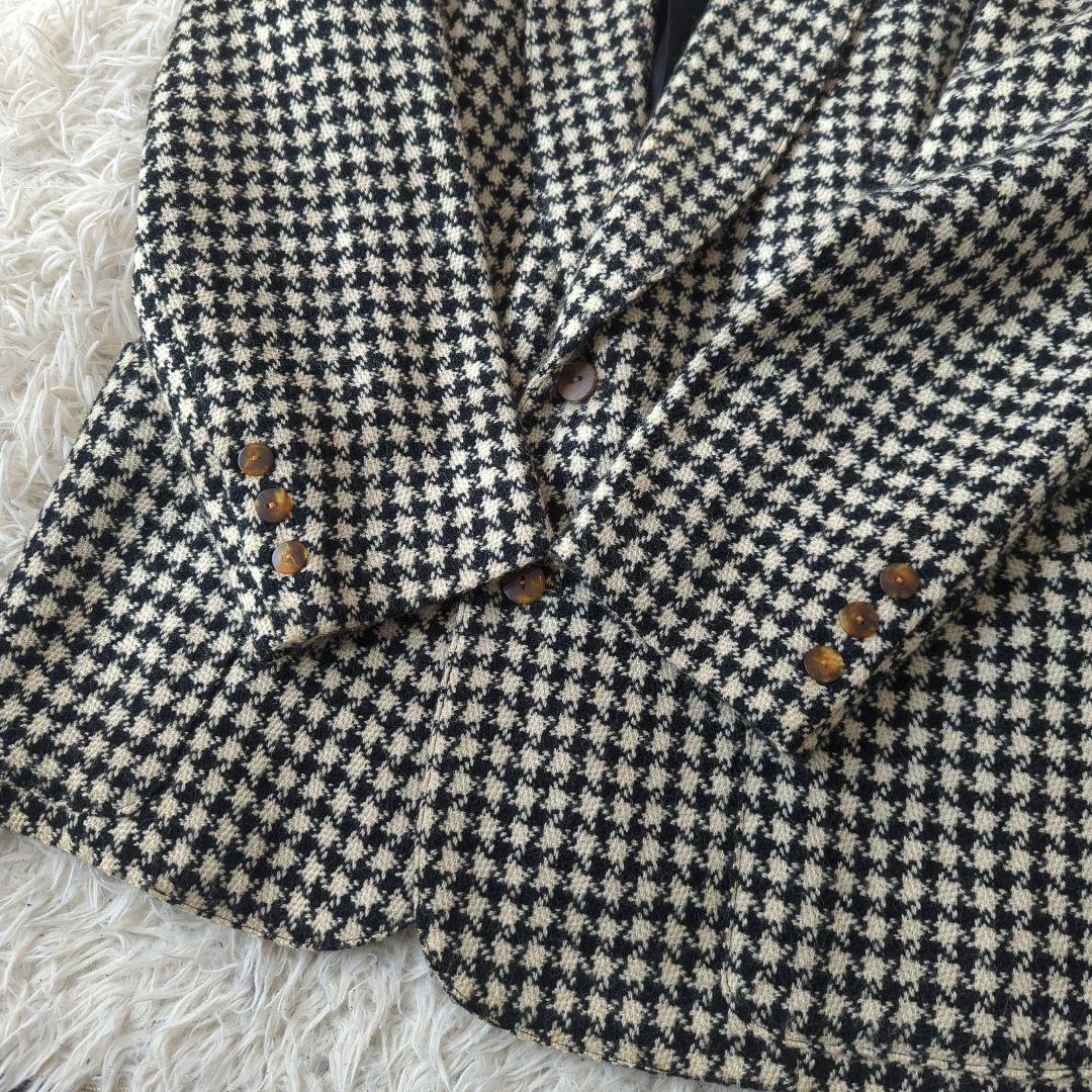 JEAN PAUL GAULTIER テーラードジャケット ウール 千鳥 М