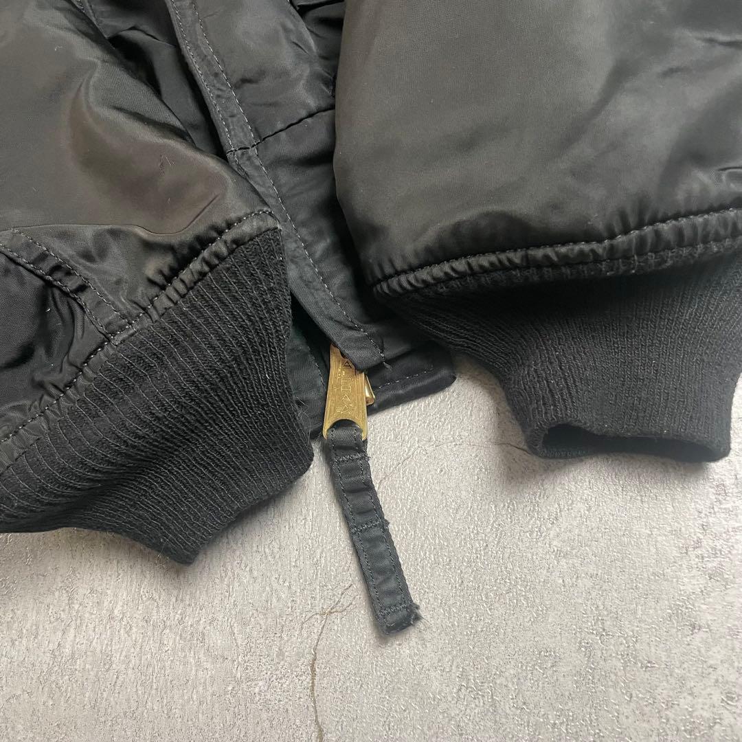 ALPHA 90s USA製 CWU45 /ma1 黒 XL