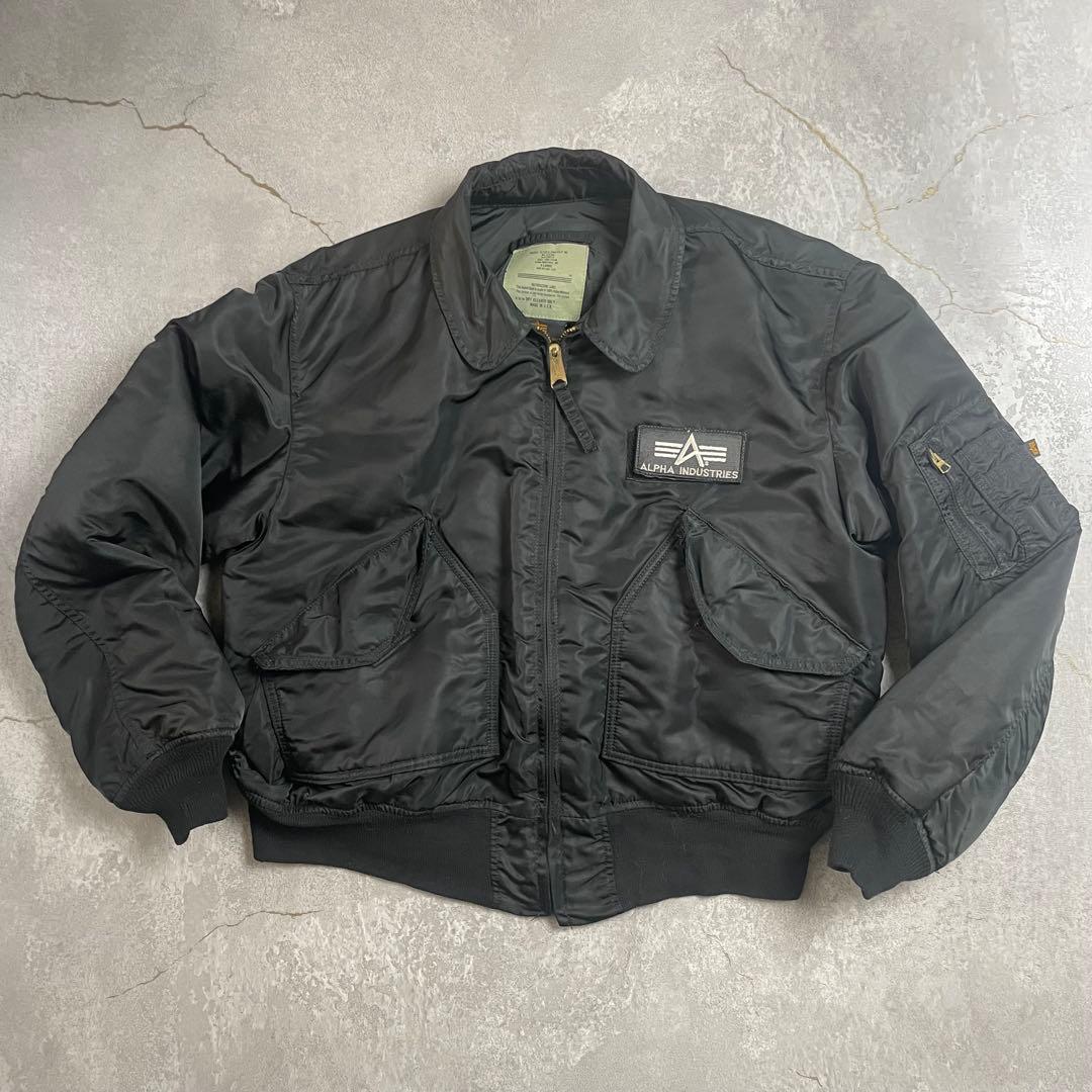 ALPHA 90s USA製 CWU45 /ma1 黒 XL