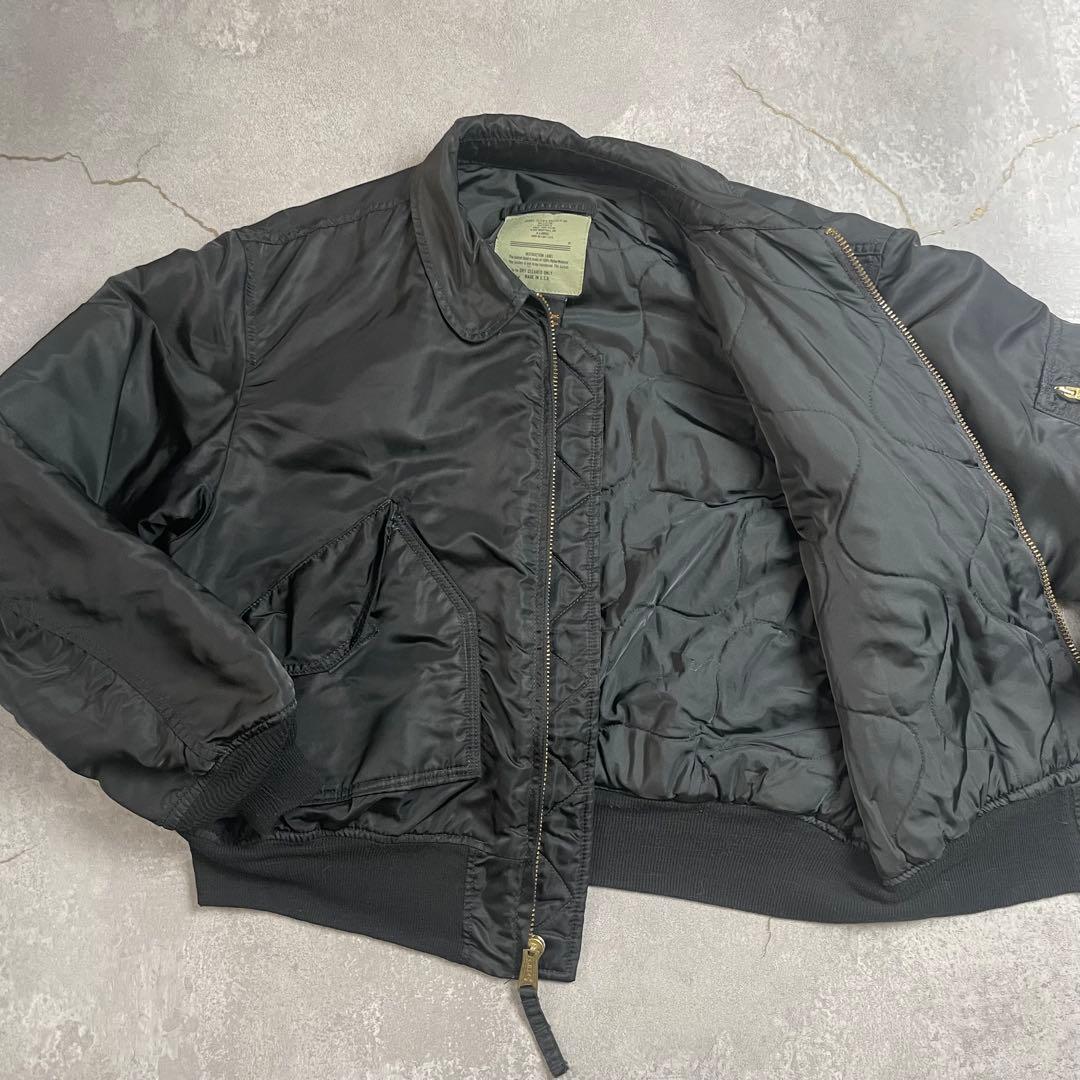 ALPHA 90s USA製 CWU45 /ma1 黒 XL