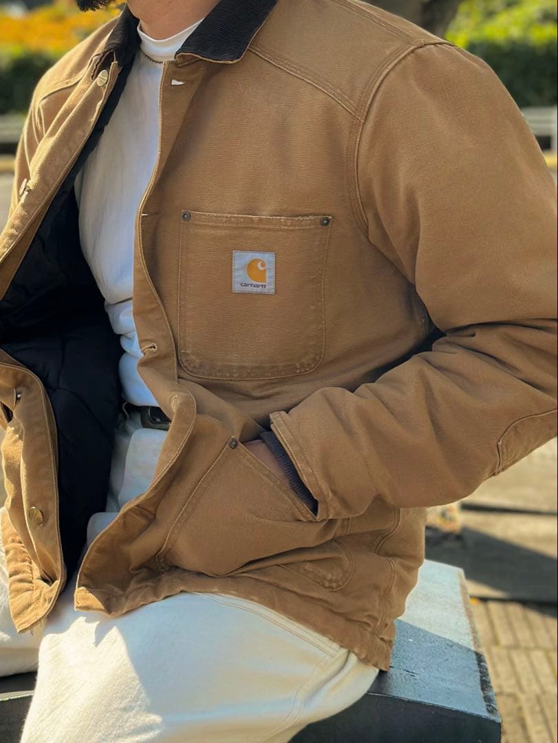 【良品】Carhartt ミシガンチョアコート　L