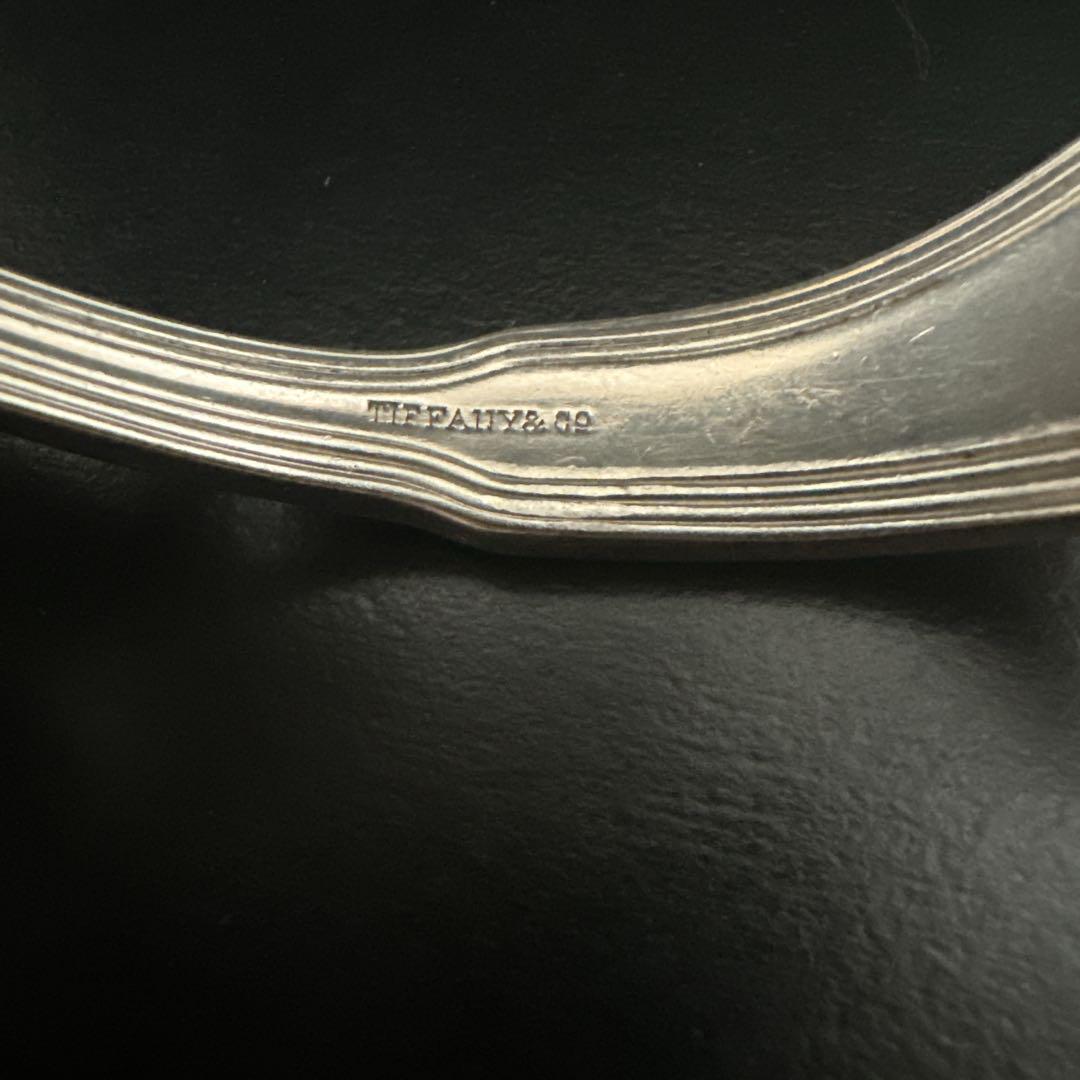 廃盤　オールド　ティファニー バングル　ブレス　フォーク　シルバー　カトラリー