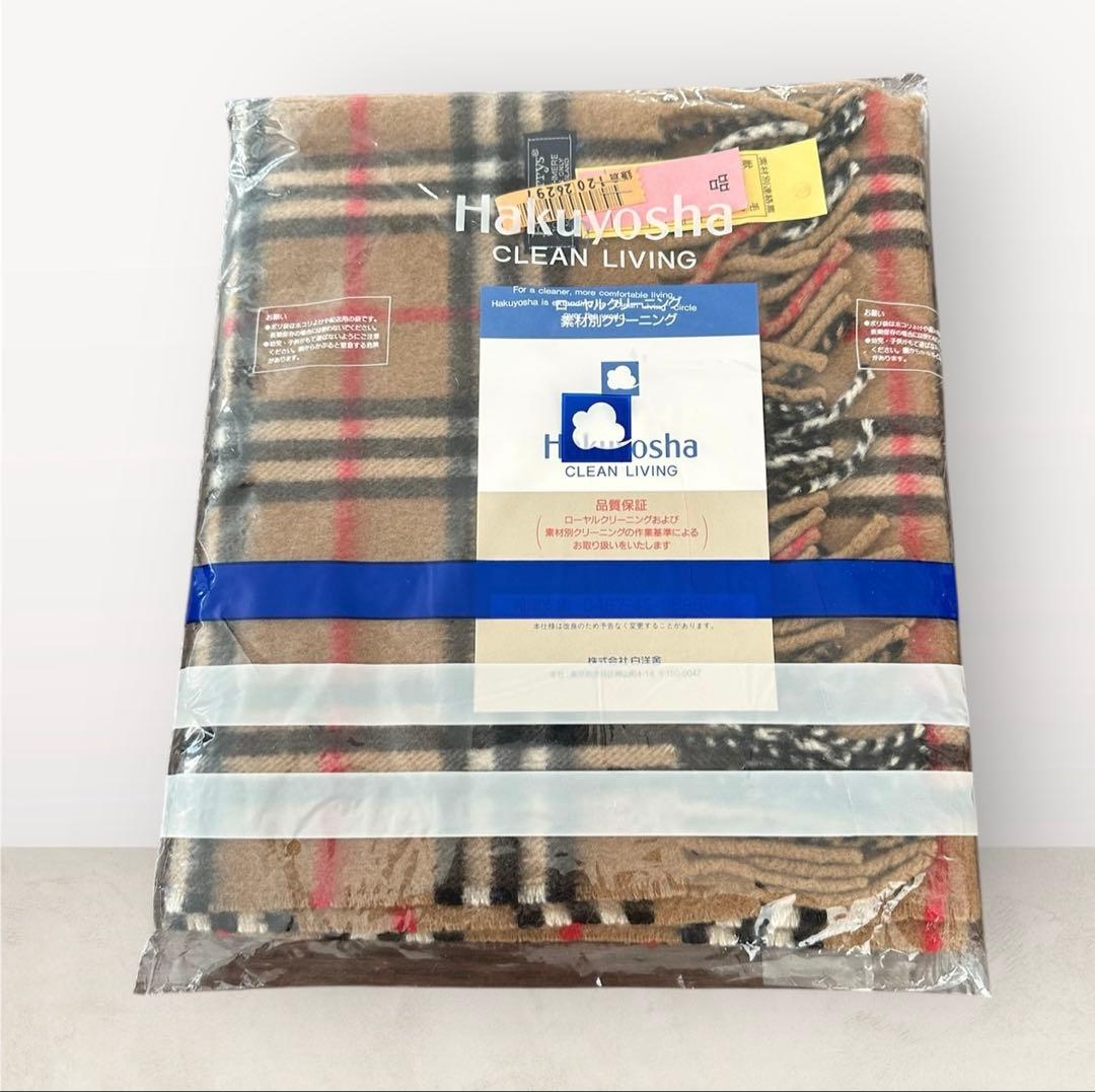 クリーニング済✨Burberrys カシミヤ100% ノバチェック マフラー