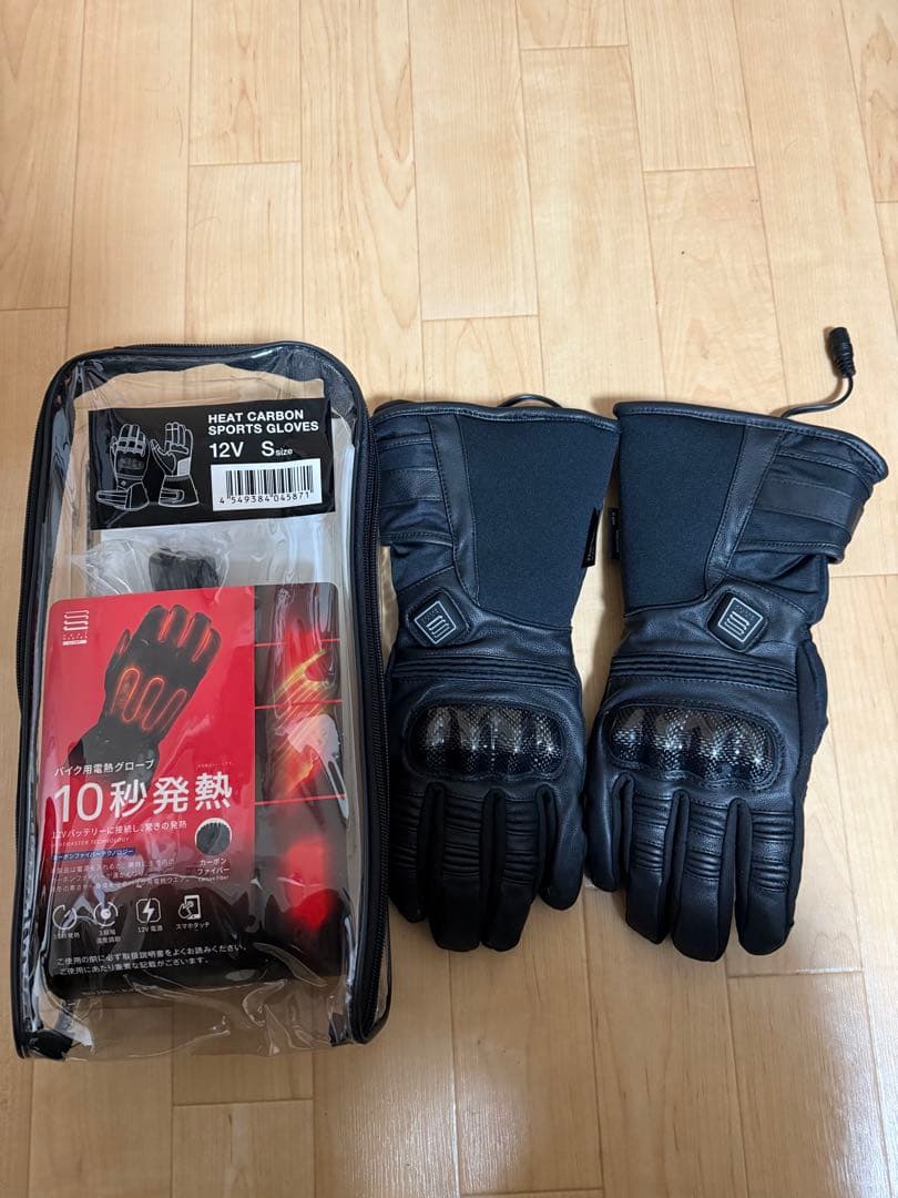 百式さん専用ヒートマスター　ヒートカーボンスポーツグローブ Sサイズ