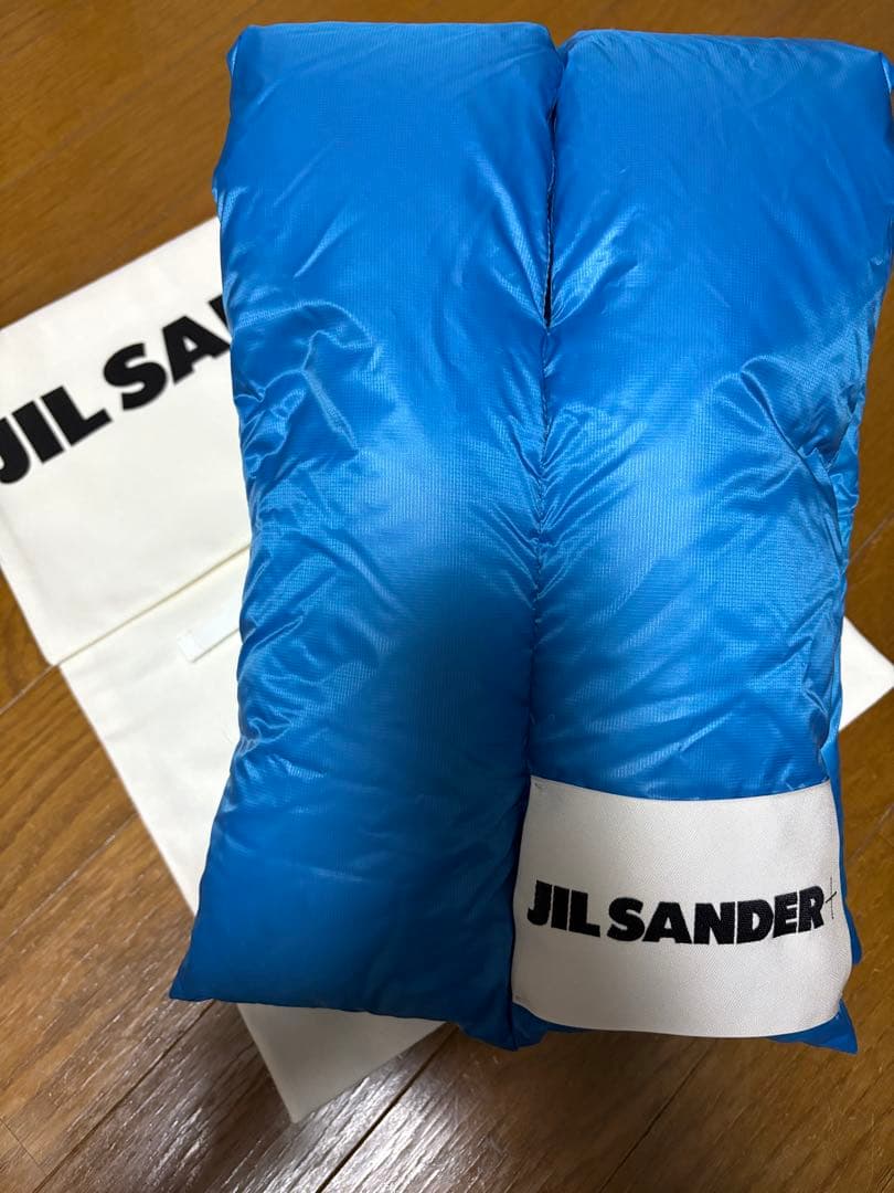 JIL SANDER ＋　リサイクルナイロンダウンマフラー
