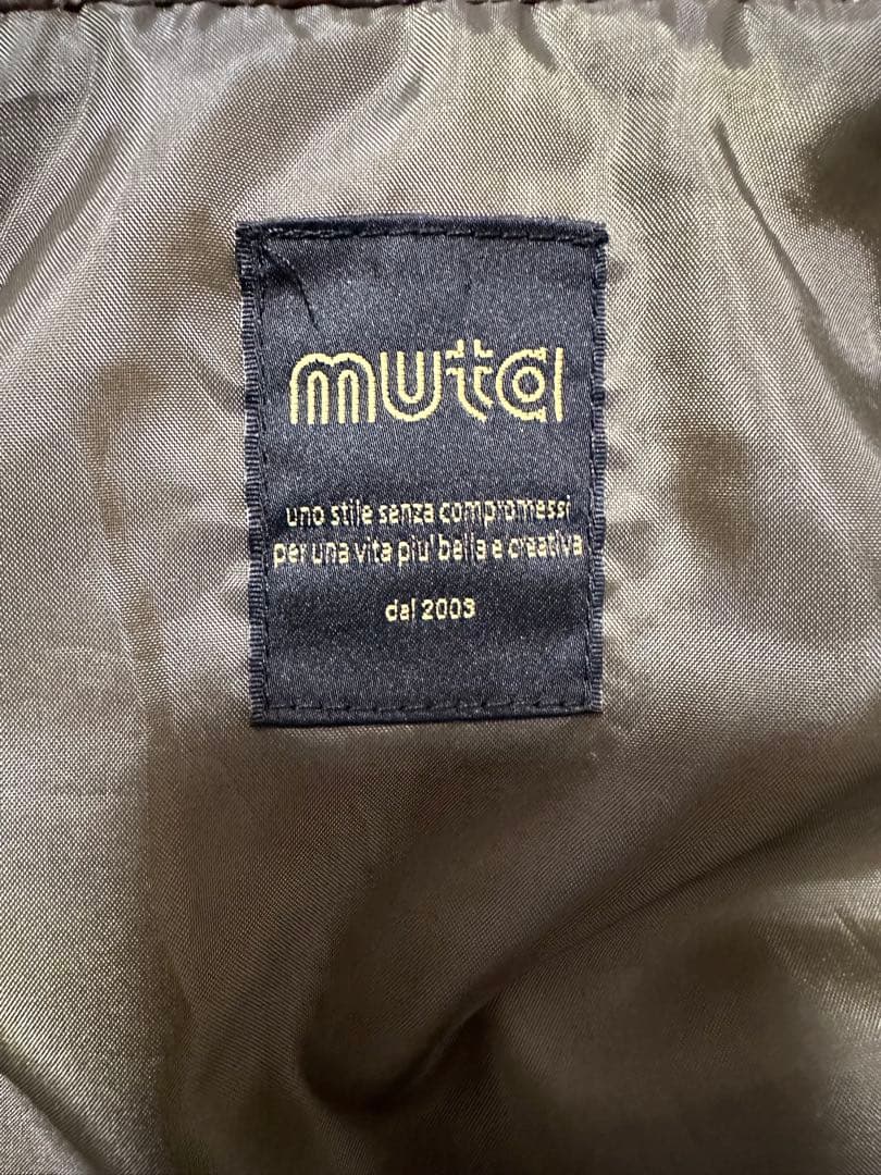 muta MARINE カモフラ　迷彩　ダウンベスト　美品　ブリーフィング