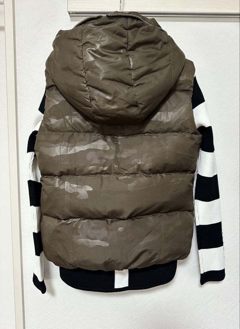 muta MARINE カモフラ　迷彩　ダウンベスト　美品　ブリーフィング