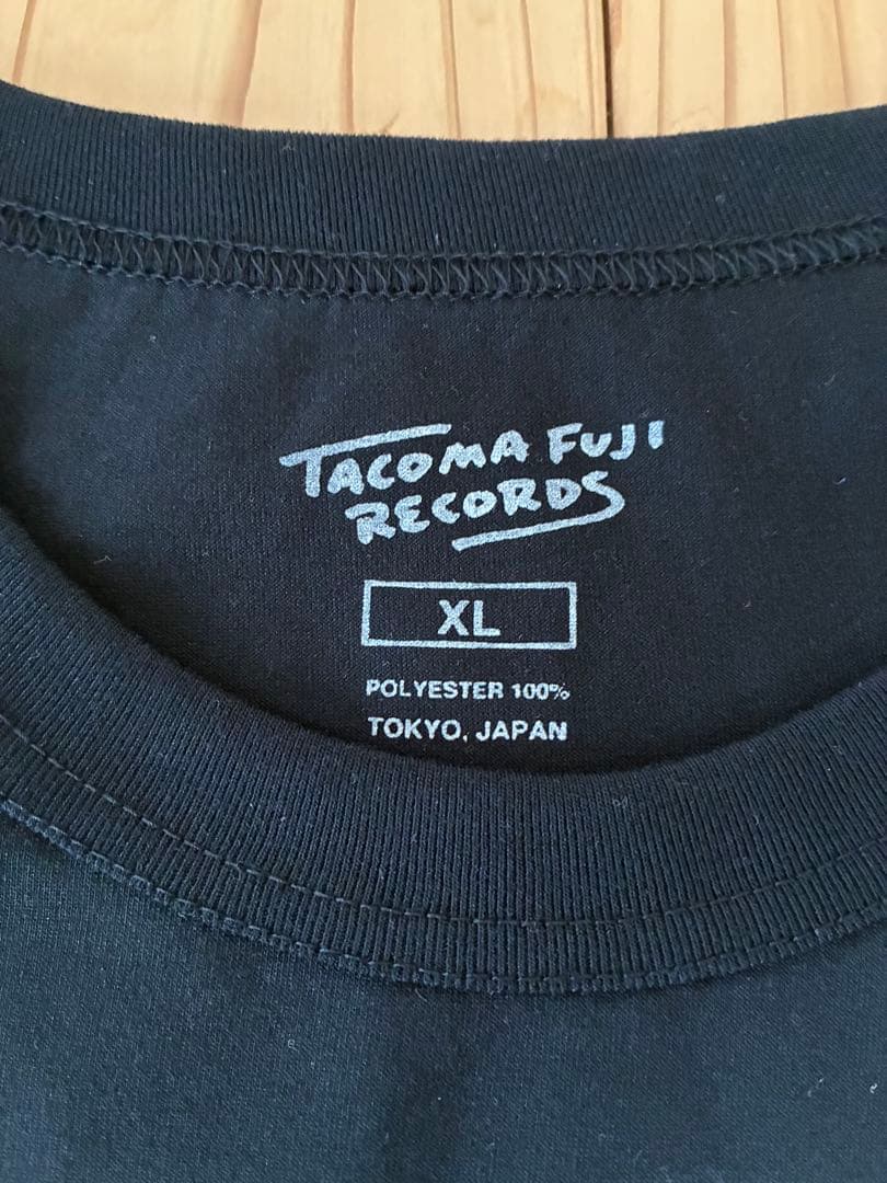 未使用　速乾TACOMA FUJI RECORDS 化繊長袖カットソー XL