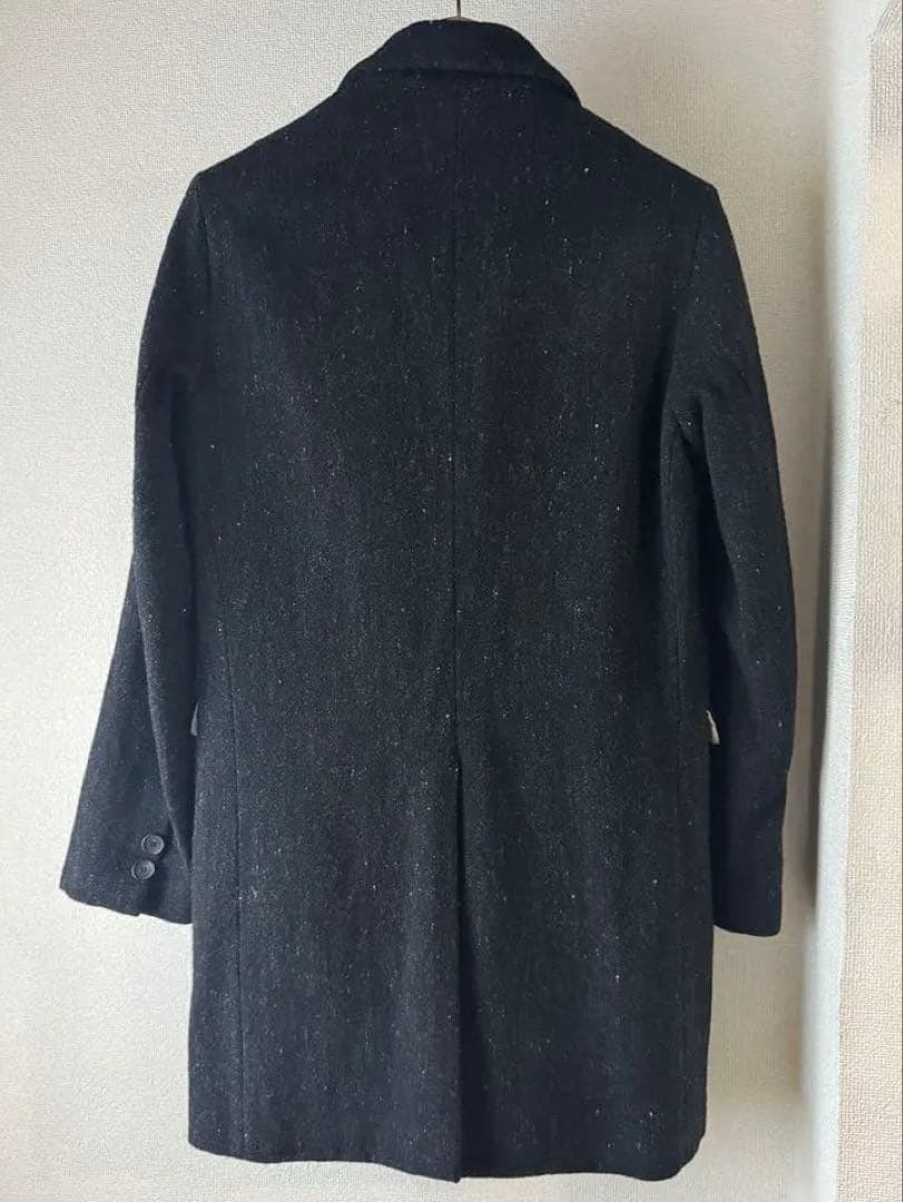 Bergfabel 黒 ウール ロングコート