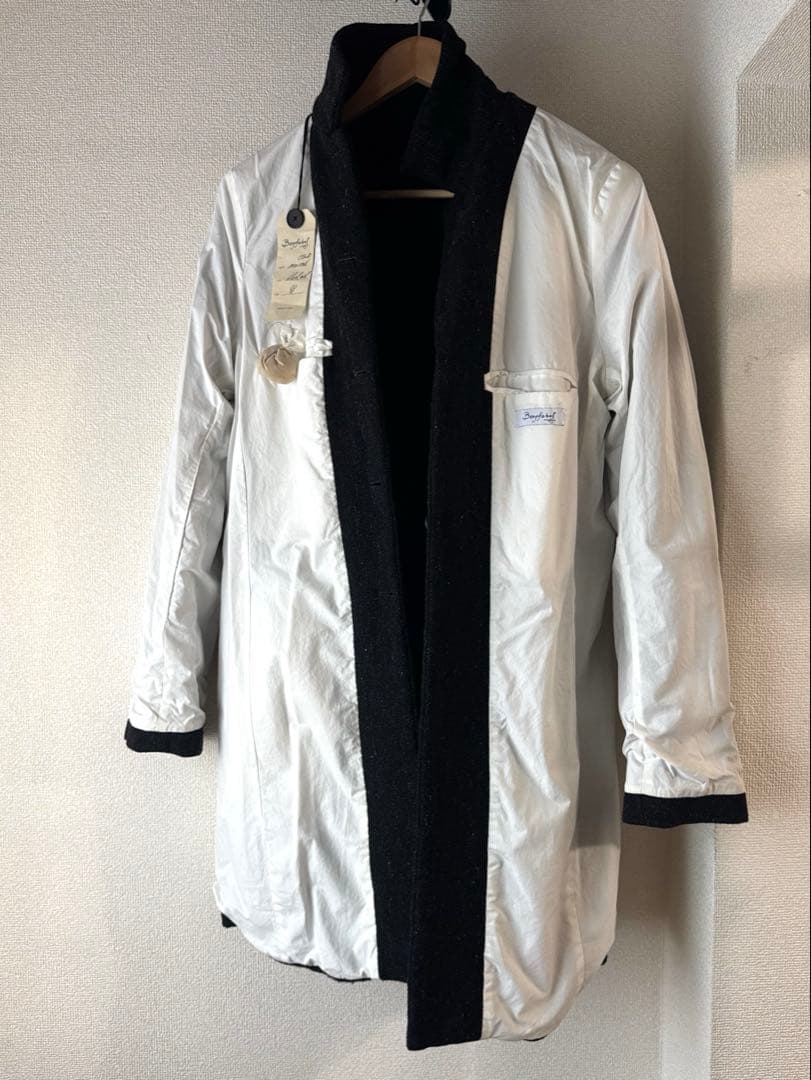 Bergfabel 黒 ウール ロングコート