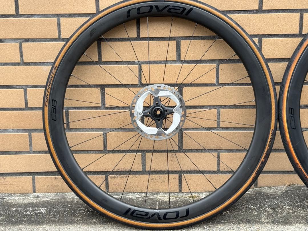 ロヴァール ROVAL C38 カーボン チューブレス ディスク ホイールセット
