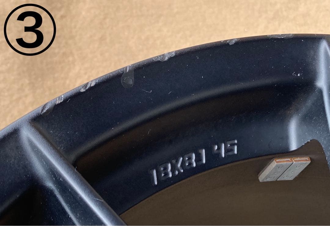 GRヤリス 1stエディション 純正ホイール 鍛造マットブラック　純正ナット付き