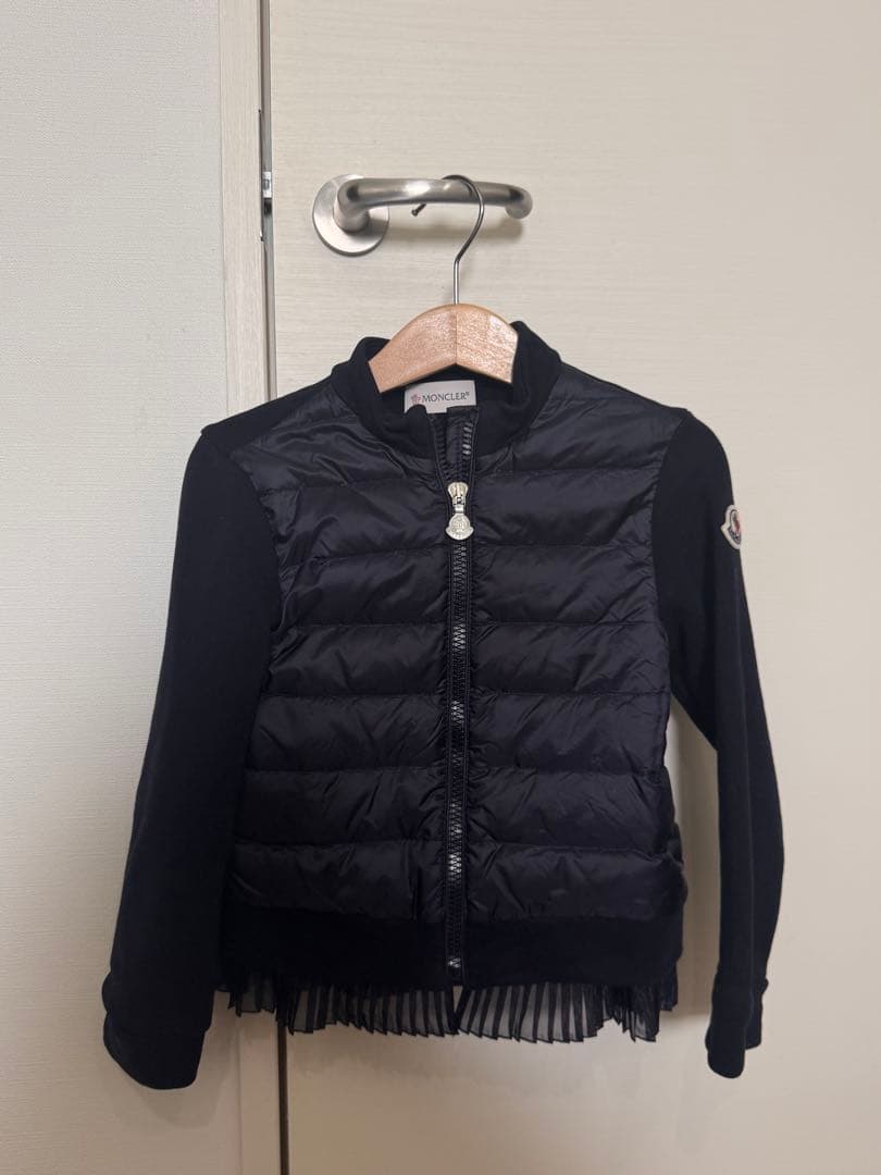 Moncler 黒 ダウンジャケット ニット