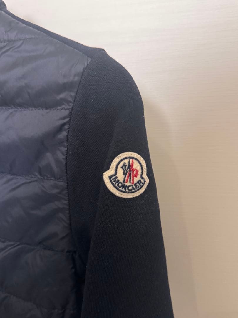 Moncler 黒 ダウンジャケット ニット