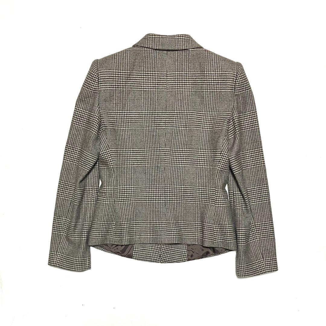 美品　ジョルジオ アルマーニ　ジャケット　グレンチェック柄　総柄　40