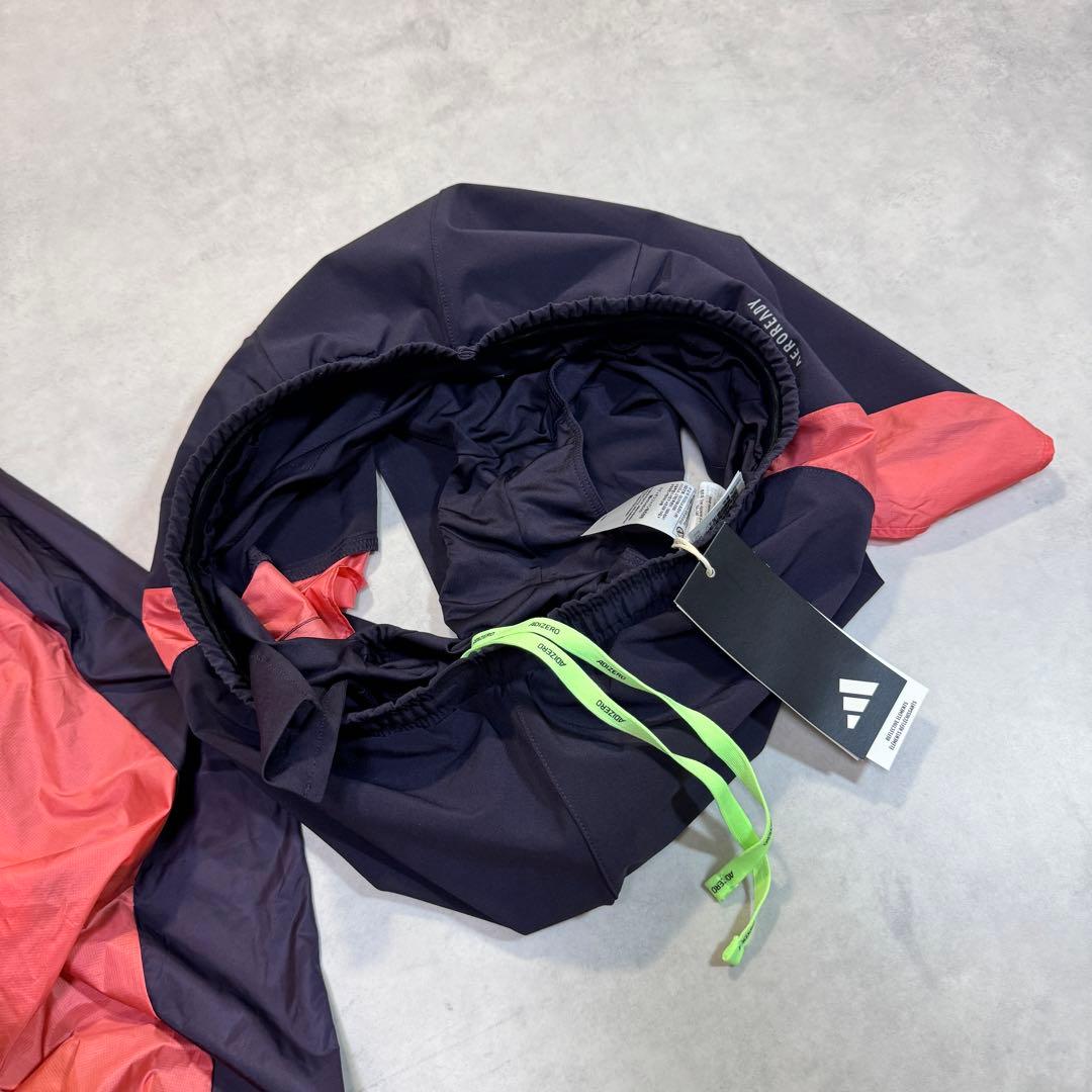 新品 Lsize アディダス アディゼロ 上下セット ジャケット ショーツ