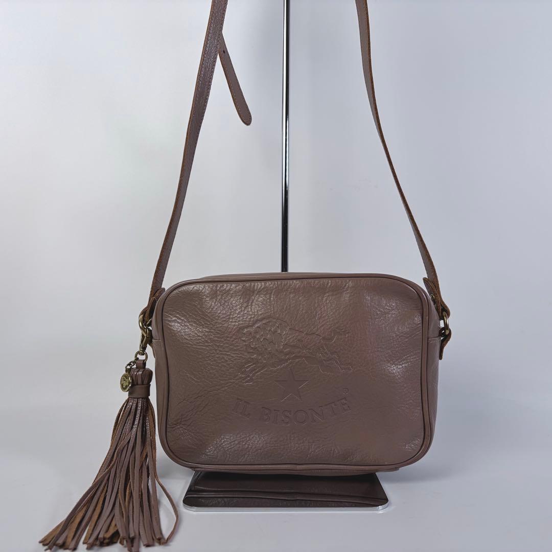 【現行モデル】イルビゾンテ　デカロゴ　クロスボディ　ショルダー付き　タッセル