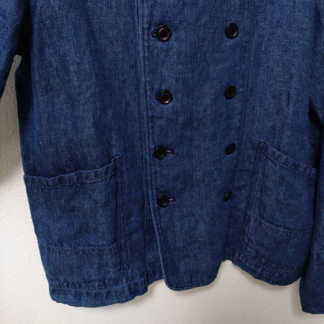 【最終値下げ】イチアンティークス　 リネンデニムパティシエジャケット