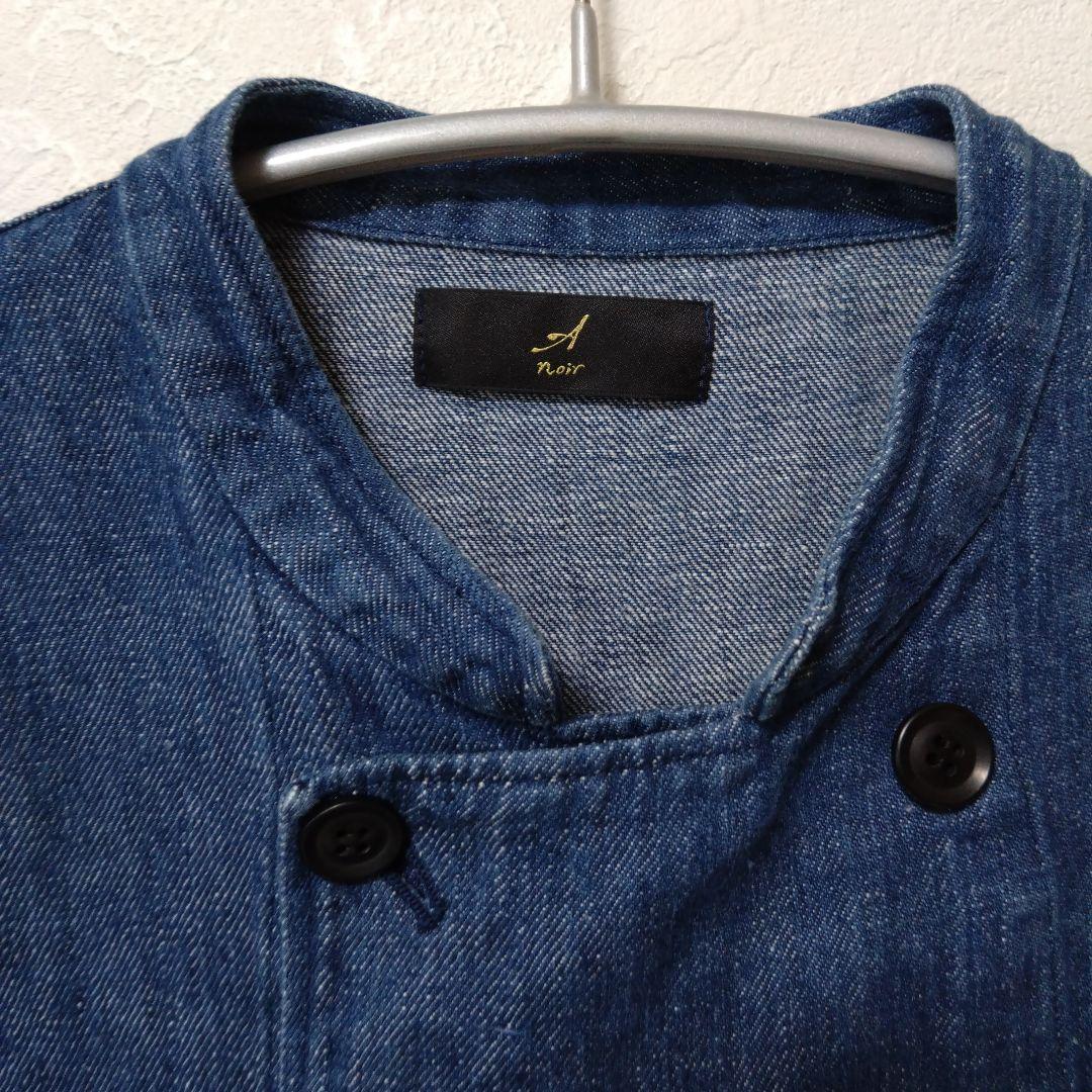 【最終値下げ】イチアンティークス　 リネンデニムパティシエジャケット