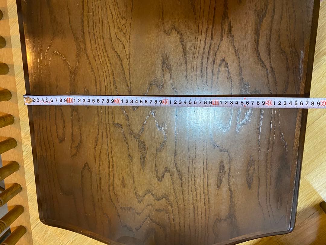 飛騨産業　ヴィンテージ サイドテーブル　ナラ　レトロ　昭和　53年製　最終価格