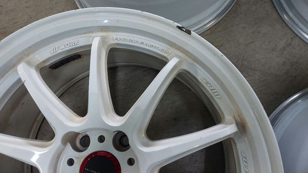 WORK ZR10 ホワイト アルミホイール 4本セット