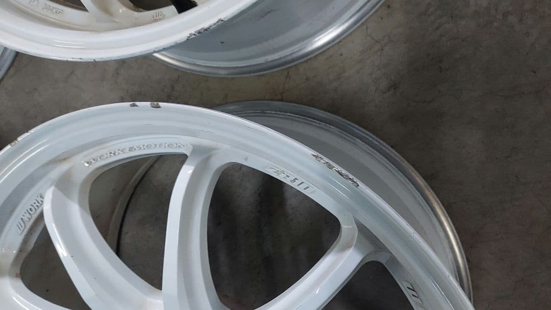 WORK ZR10 ホワイト アルミホイール 4本セット