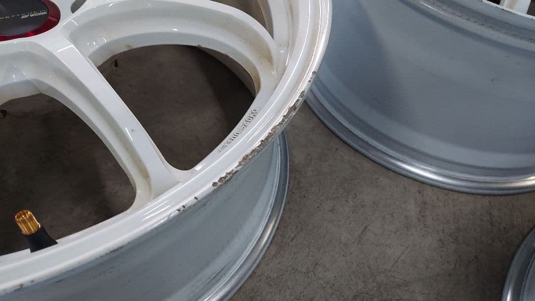 WORK ZR10 ホワイト アルミホイール 4本セット