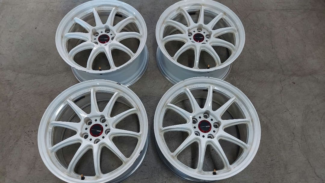 WORK ZR10 ホワイト アルミホイール 4本セット