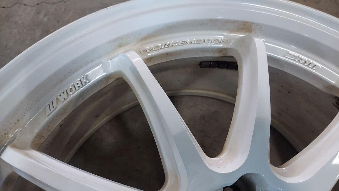 WORK ZR10 ホワイト アルミホイール 4本セット