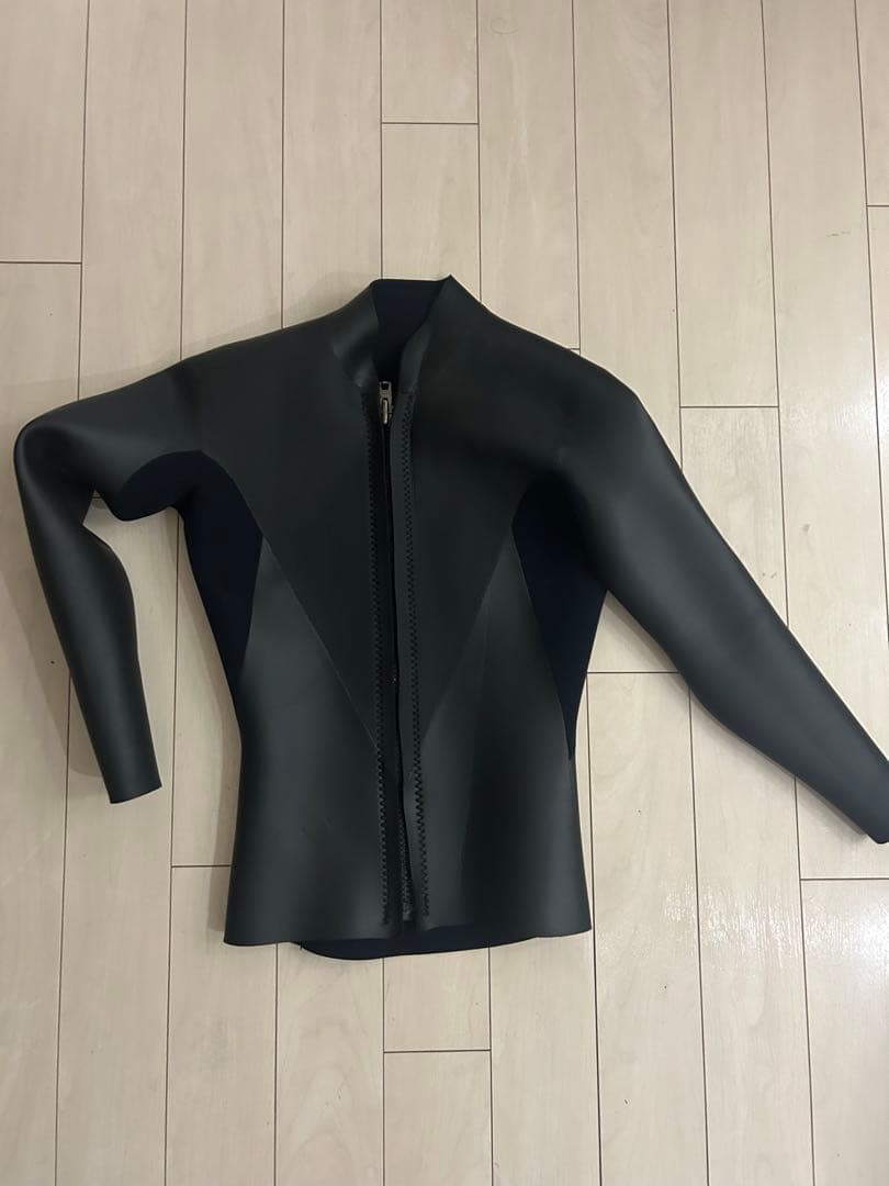 classic smooth black ロングジョン＆ジャケットセット