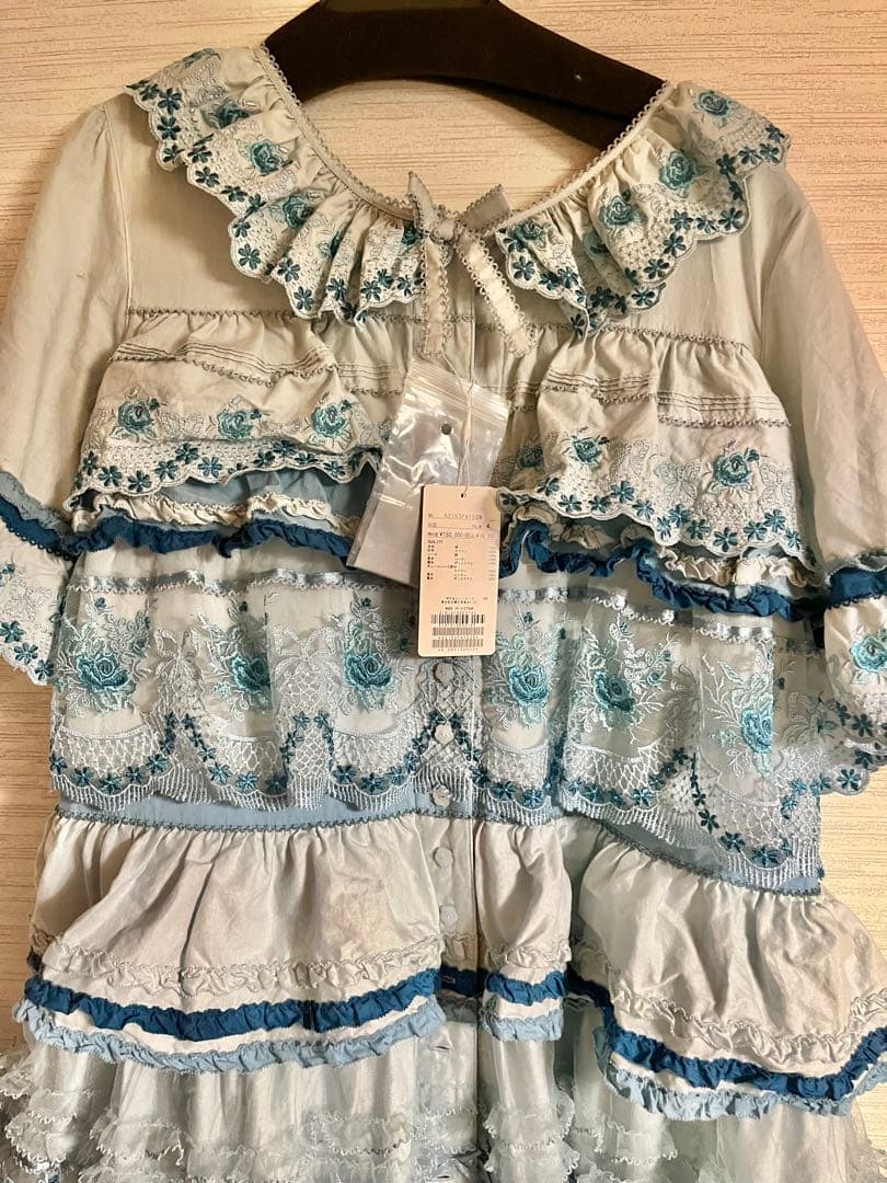 は*ぐ様 定価16万新品未着用　ロココレース使いワンピース　ピンクハウス