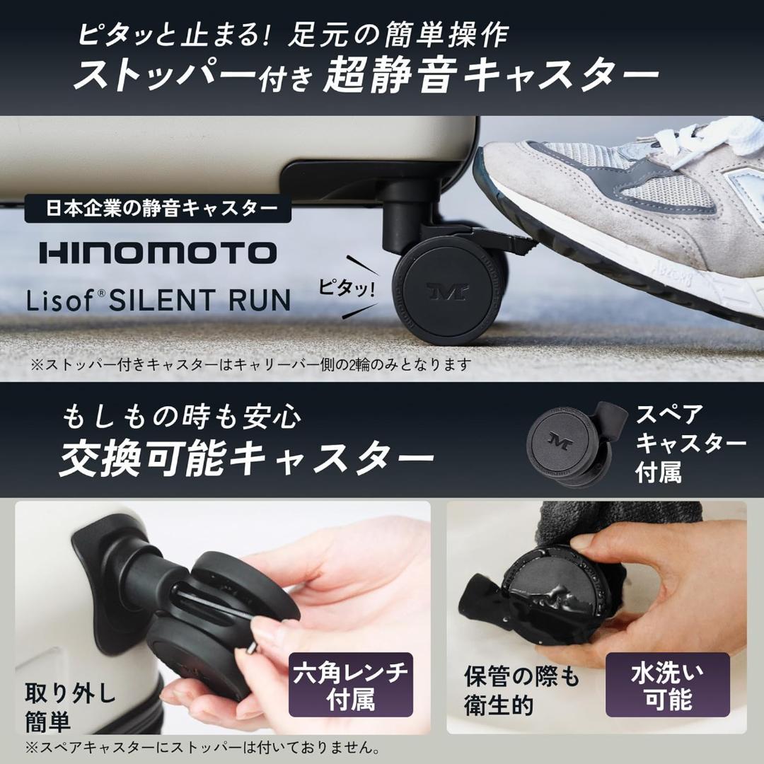 [MAIMO] スーツケース 機内持ち込み Sサイズ フロントオープン