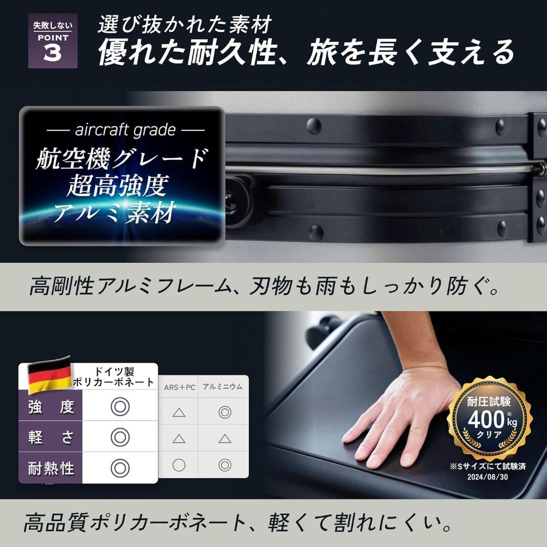 [MAIMO] スーツケース 機内持ち込み Sサイズ フロントオープン